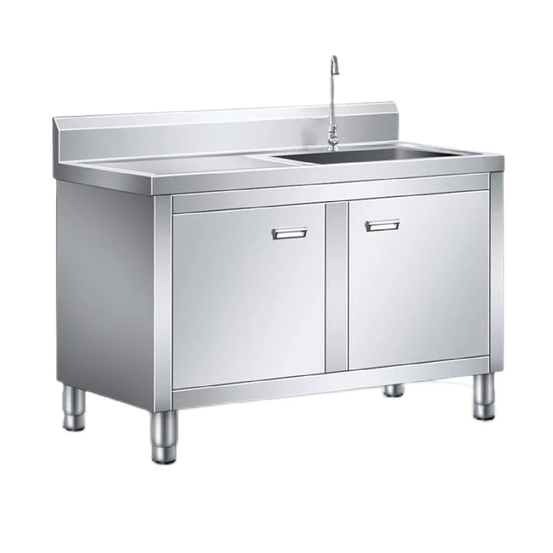 Mesa de lavar louça inoxidável